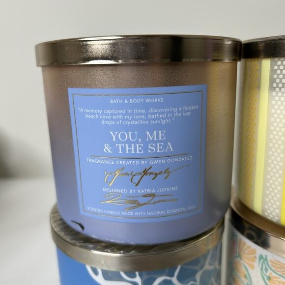 Bath & Body Works Summer Candles Surf Shop Under The Sun Sea 3 Wick Large 14.5oz - Picture 2 of 8